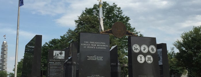 The Philadelphia Korean War Memorial At Penn's Landing is one of Philadelphia.