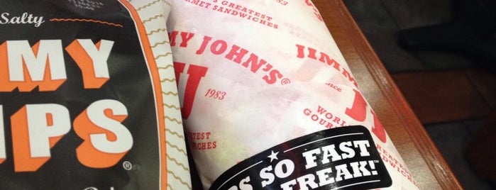 Jimmy John's is one of Tempat yang Disimpan Kelly.