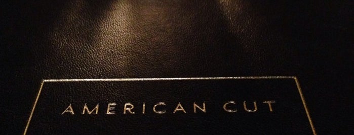 American Cut is one of Lieux qui ont plu à Mark.