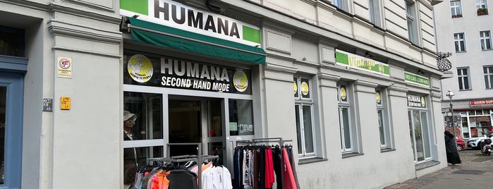 Humana is one of Vintage-, Secondhand- & Antik-Shopping in Berlin.