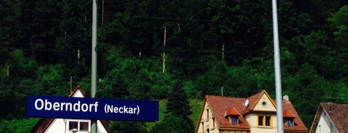 Bahnhof Oberndorf (Neckar) is one of Gäubahn.