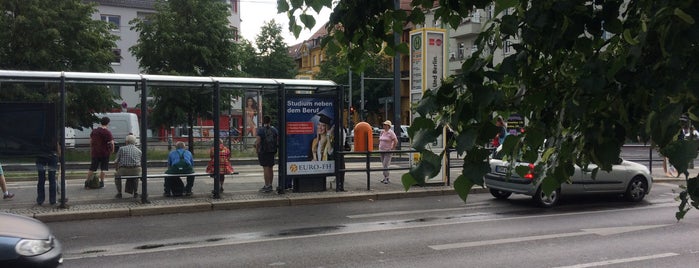 H Rathaus Pankow is one of Berlin MetroTram line M1.