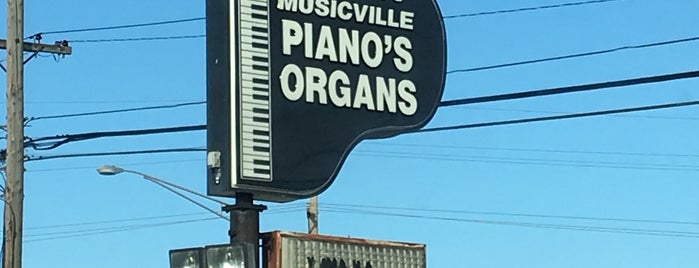 Ortigara's Musicville is one of Tempat yang Disukai Debbie.