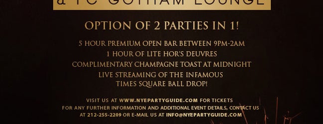 VIP Room NYC is one of Best New Years Eve Parties in NYC.