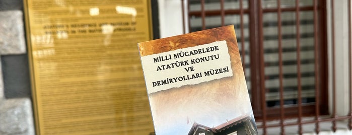 Atatürk Konutu ve Demiryolları Müzesi is one of Ankara.