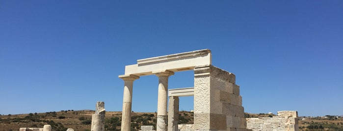 Ναός Δήμητρας is one of Naxos.