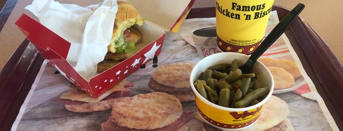 Bojangles' Famous Chicken 'n Biscuits is one of Tempat yang Disukai Curtis.