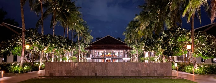 Four Seasons The Nam Hải is one of T+ L 500: The Debut Hotels of 2013.