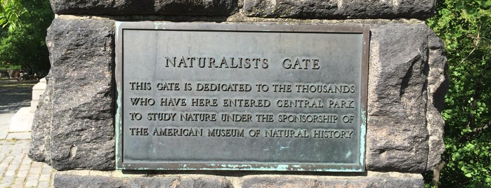 Naturalists' Gate is one of Central Park🗽.
