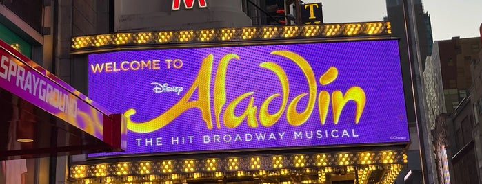 Aladdin @ New Amsterdam Theatre is one of NY.