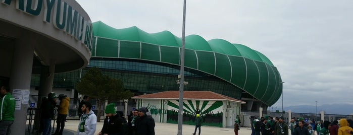 Bursa Büyükşehir Belediye Stadyumu is one of Kenan'ın Beğendiği Mekanlar.