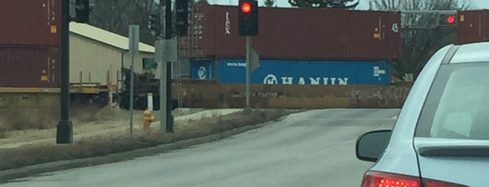 W Scott St Railroad Crossing is one of Jeanne's Check-ins.