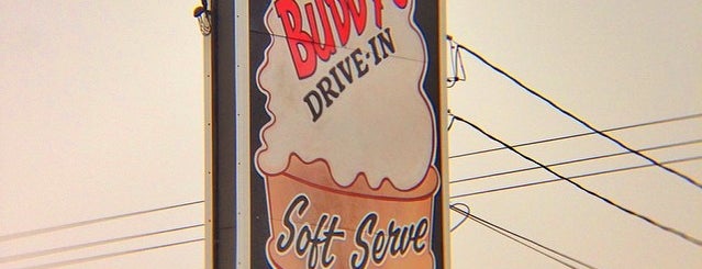 BUDDYS Drive-In is one of Ice cream shops.