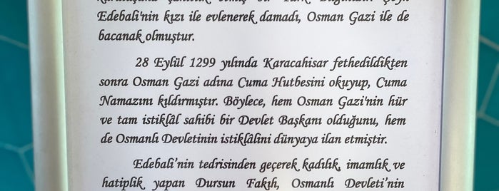 Dursun Fakih Türbesi is one of Bilecik | Spirituel Merkezler.