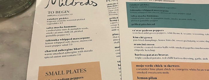 Mildred’s Covent Garden is one of Off Menu.