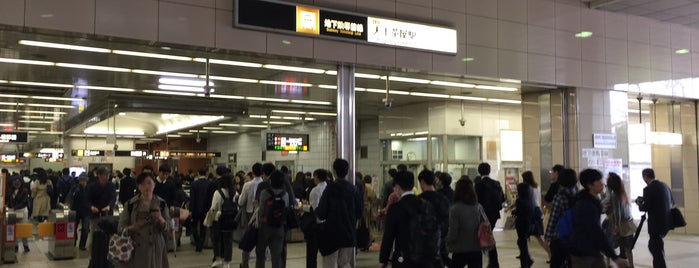 Sakaisuji Line Tengachaya Station (K20) is one of 何度も見返したいお気に入りTIPS-2.