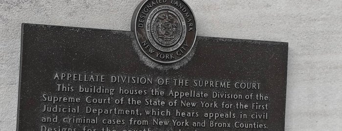 NYS Supreme Court, Appellate Division, 1st Dept is one of Bart Bikt: NYC.