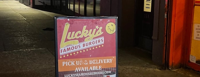 Lucky's Famous Burgers is one of My places.