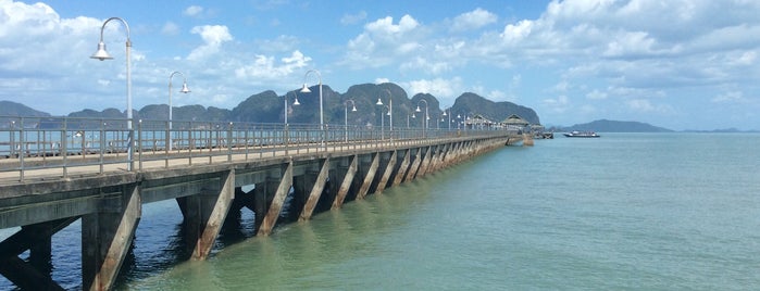 Klong Khian Pier is one of Phuket, Thailand.