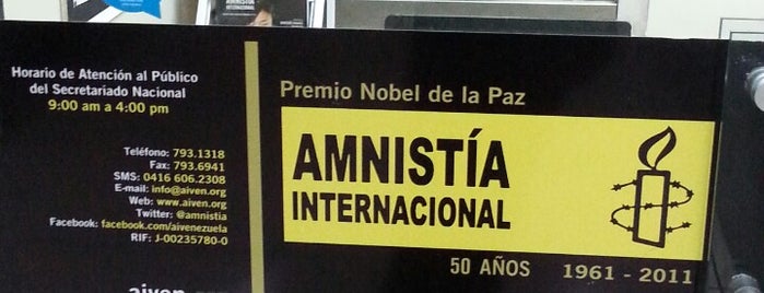 Amnistía Internacional Venezuela is one of partidos.