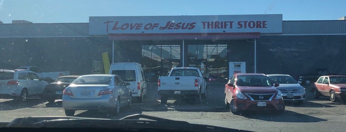 Love Of Jesus Thrift Store is one of For Julia.