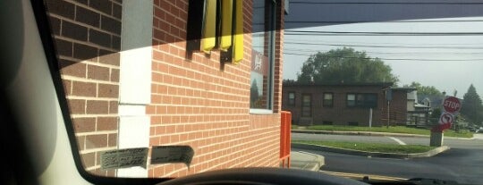 McDonald's is one of places I go.