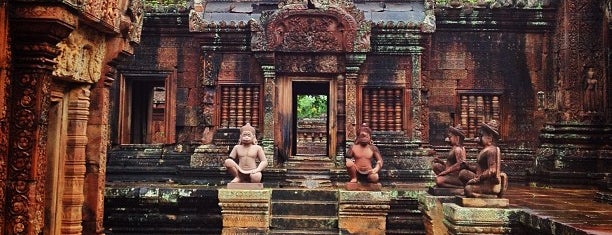 Banteay Srei Temple ប្រាសាទបន្ទាយស្រី is one of Made in Cambodia ♥.