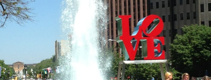 JFK Plaza / Love Park is one of Safe, scenic, walk at lunch areas in Center City.