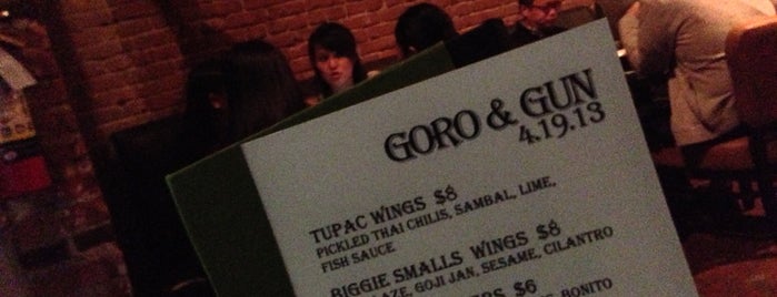 Goro & Gun is one of Date night.