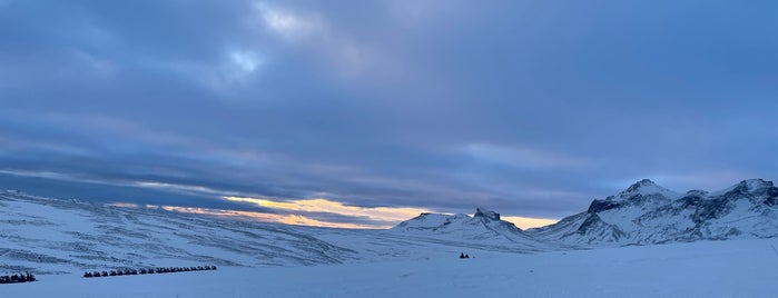 Langjoküll Glacier is one of ICELAND.