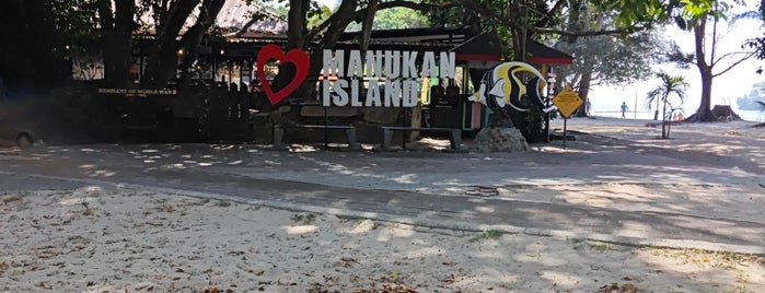 Manukan Island is one of Kota K.