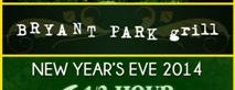 Bryant Park Grill is one of New Years Eve 2014.