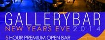 Gallery Bar is one of New Year Eve 2014.