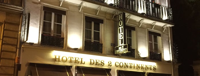 Hôtel des Deux Continents is one of Zeynep Paris ocak23.