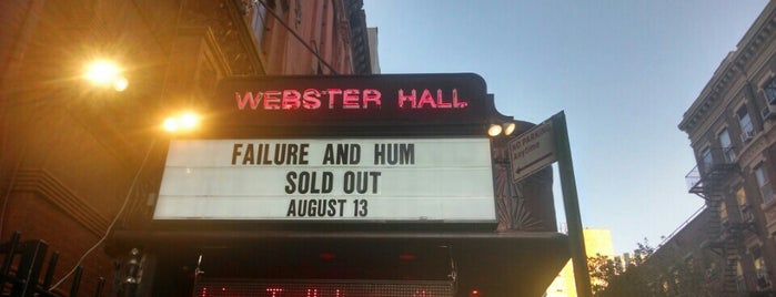 Webster Hall is one of New York.
