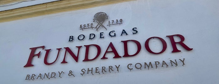 Bodegas Fundador Pedro Domecq is one of Jerez de la Frontera.