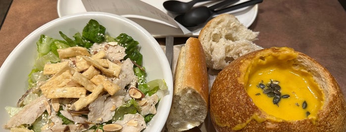 Panera Bread is one of Places To Try.