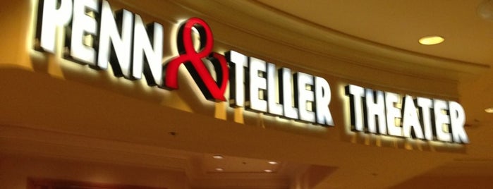 Penn & Teller Theater is one of Vegas.