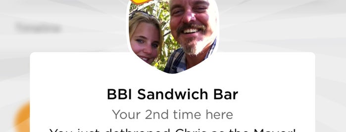 BBI Sandwich Bar is one of Indy.