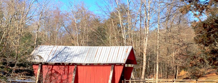 Campbell's Covered Bridge is one of walking trails.