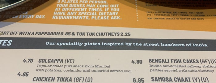 Tuk Tuk: Indian Street Food is one of Edinburgh.