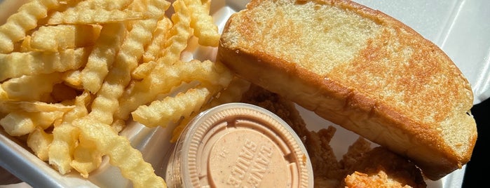 Raising Cane's Chicken Fingers is one of The 15 Best Places for Fountains in Oklahoma City.