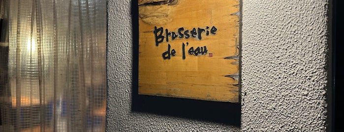 Brasserie de l'eau is one of 啤酒.