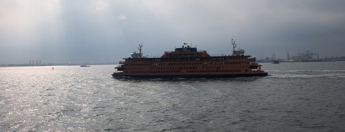 Staten Island Ferry Boat - Andrew J. Barberi is one of Every Monday⇨Got to see the gang leader♚.