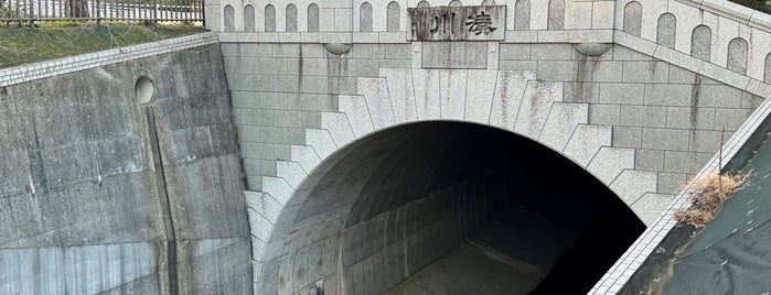 湊川隧道 (会下山トンネル) is one of 土木学会選奨土木遺産 西日本・台湾.