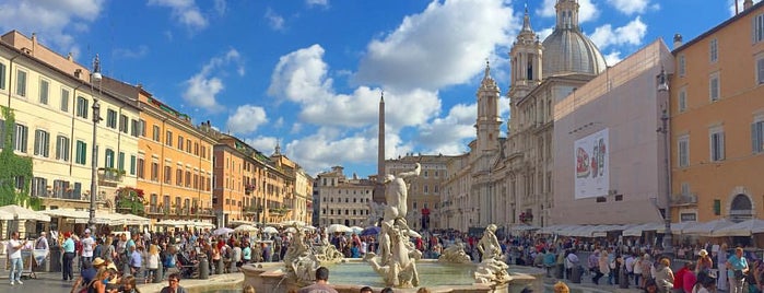 Rome - Piazza Navona, Navona Meydanı, Roma, Roma ili, İtalya is one of Tempat yang Disukai DC.
