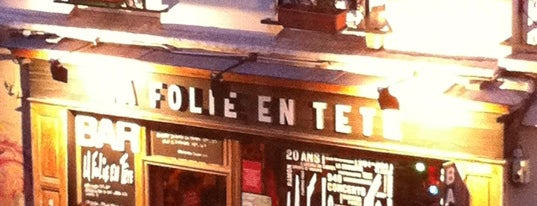 La Folie en Tête is one of Prendre un verre à Paris 1/2.