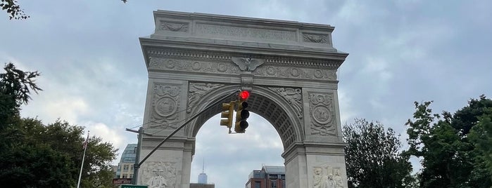 Washington Square Arch is one of NY.