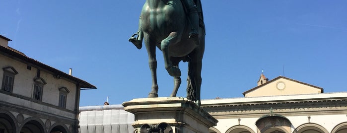 Piazza della Santissima Annunziata is one of Florence May 2022.