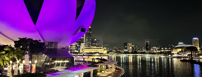Marina Bay Waterfront Promenade is one of Singapore & santosa 🏖.